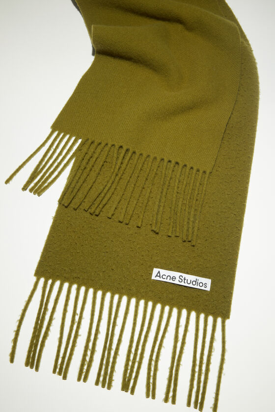 (image for) Bright Wool fringe scarf